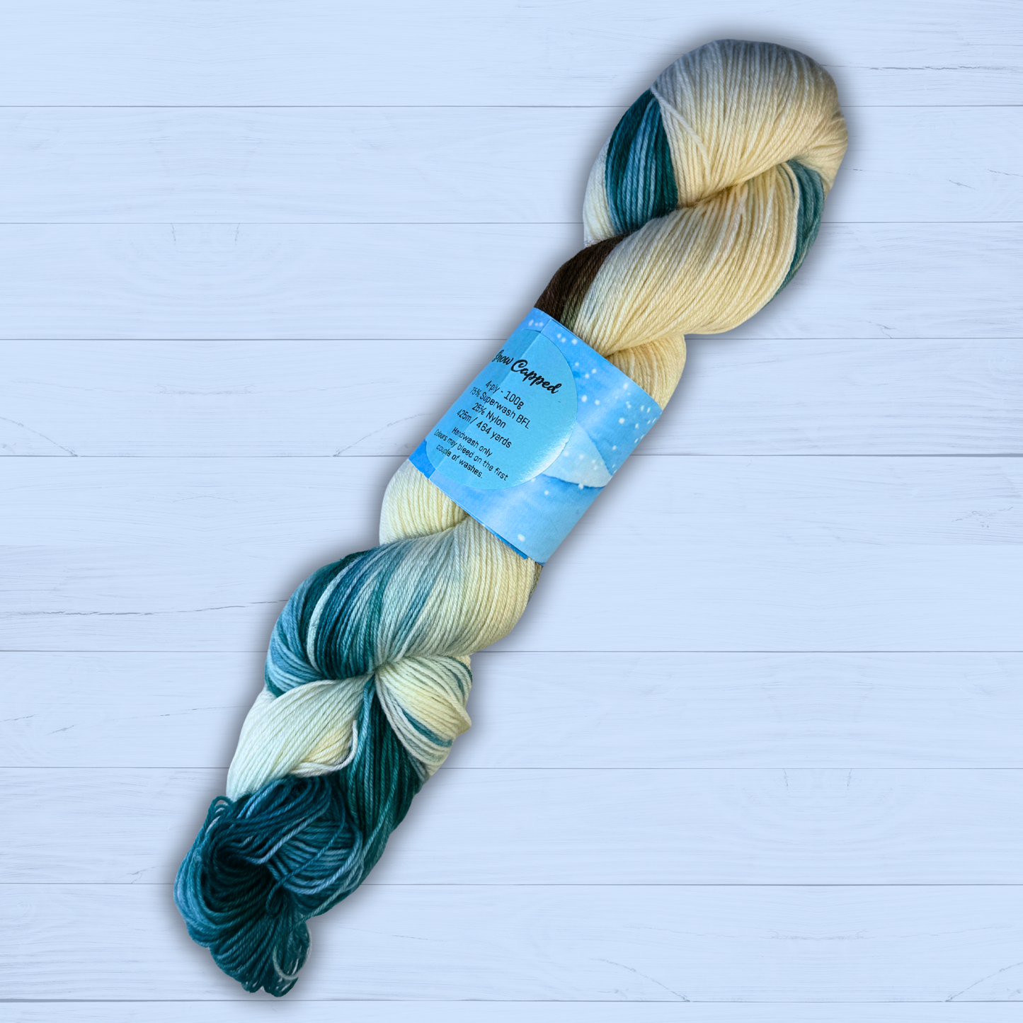 Snow Capped - BFL Nylon 4-ply