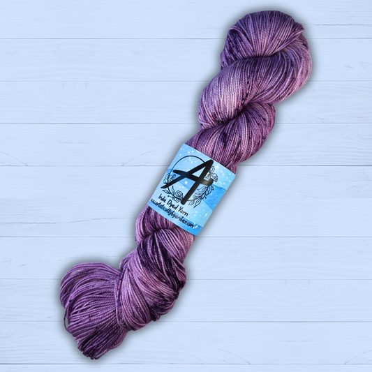 Purple Rain - Merino Nylon 4-ply
