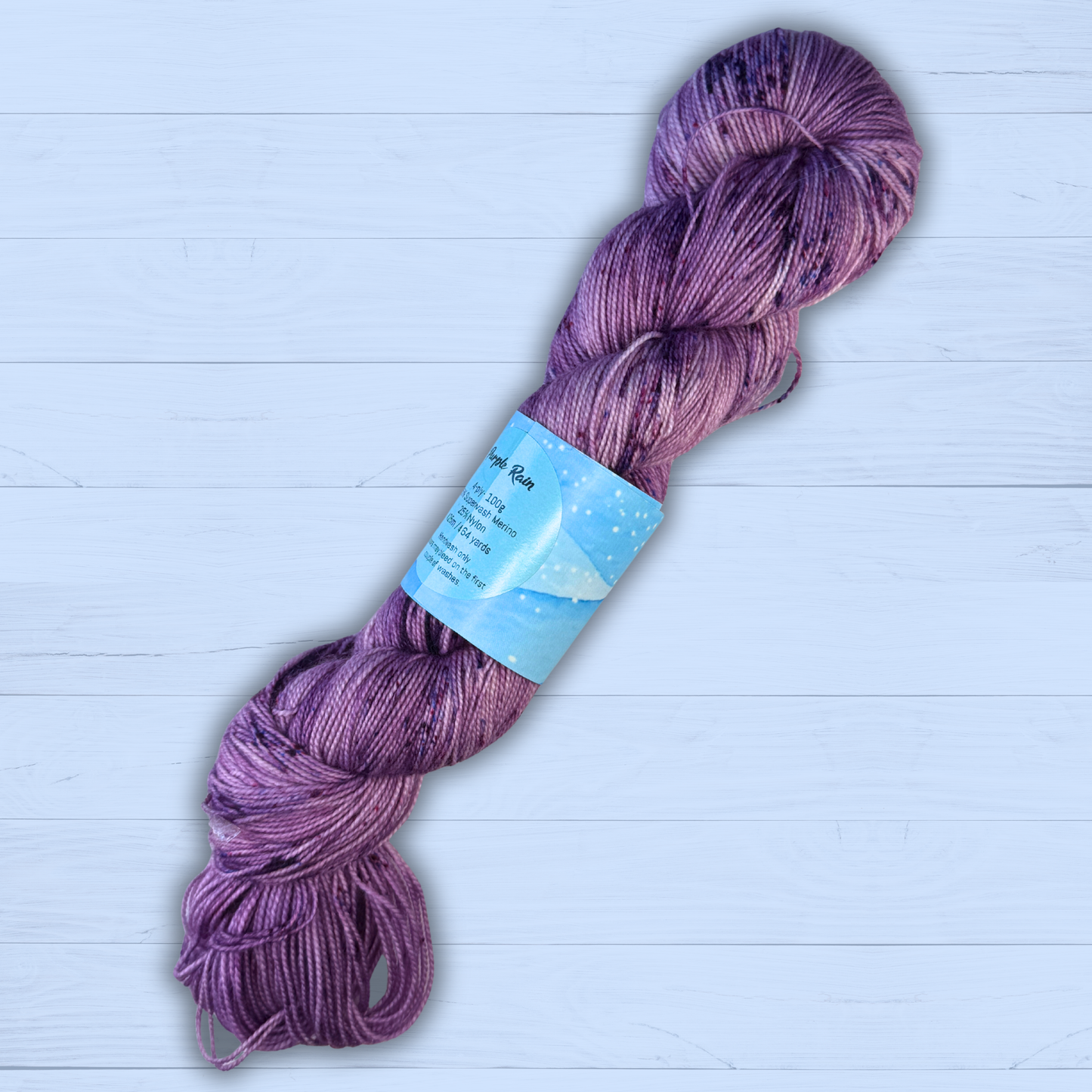 Purple Rain - Merino Nylon 4-ply