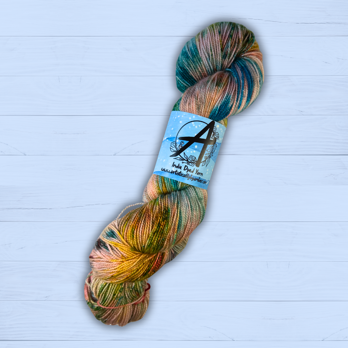 Fairy Lights - Sparkly Merino Nylon 4-ply